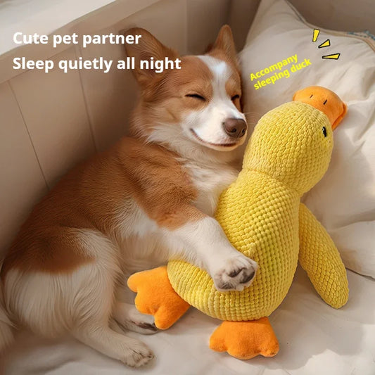 Dog Plush Sleeping Duck – Bite-Resistant & Sound Toy - BIG FRENCHIES