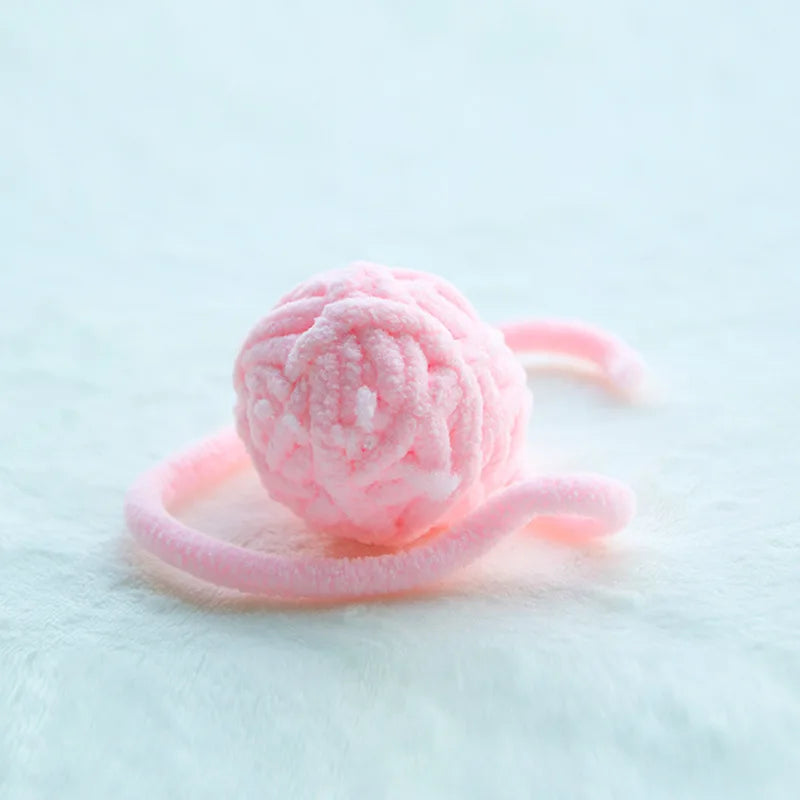 Colorful Yarn Ball Cat Toys with Bell - BIG FRENCHIES