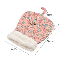 Autumn and winter warm cat kennel, closed cat bed, cute cat sleeping bag, Christmas essential pet supplies