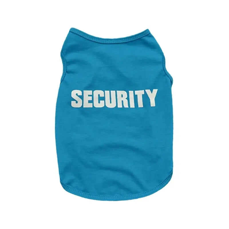 Security Clothing for Dogs Summer Pet T-shirt Costume - BIG FRENCHIES
