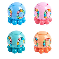 MEACAOFG Kids Magic Rotating Bean Cubes Adults Fingertip Fidget Stress Relief