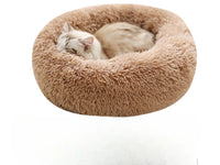 Round pet bed for anxious pets - Plush and calming - BIG FRENCHIES
