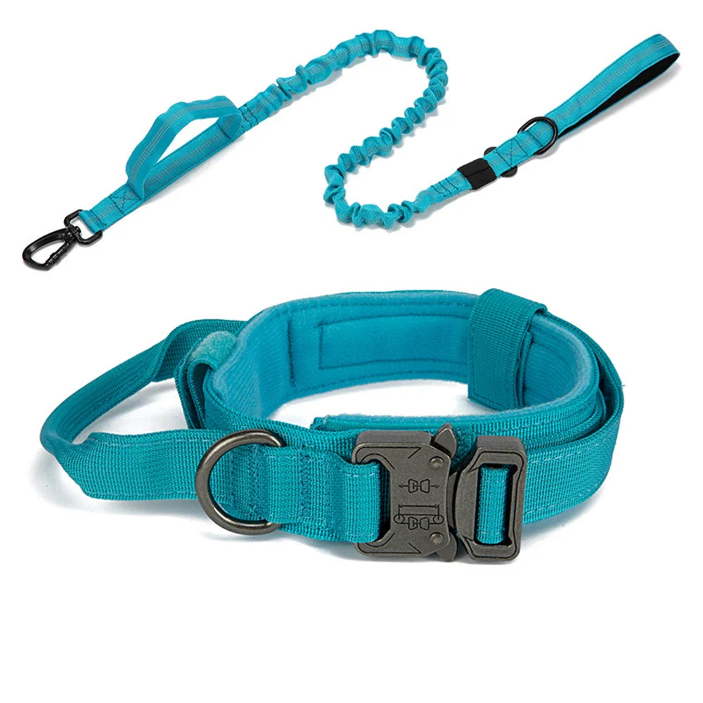 Durable Nylon Dog Collar with Reflective Leash Set - BIG FRENCHIES