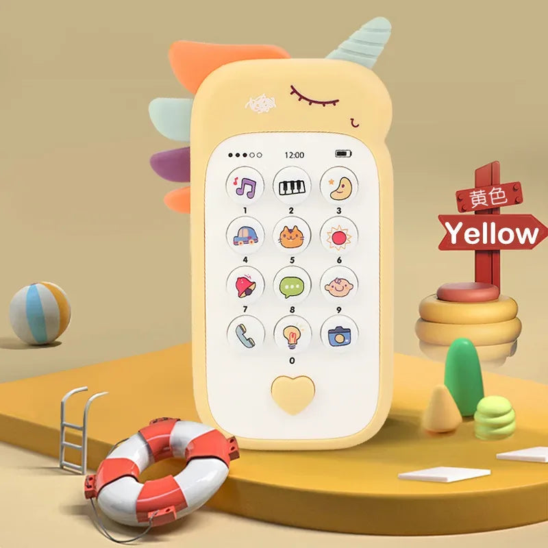 Baby Phone Toy – Musical Sound Telephone with Teether for Infants - BIG FRENCHIES
