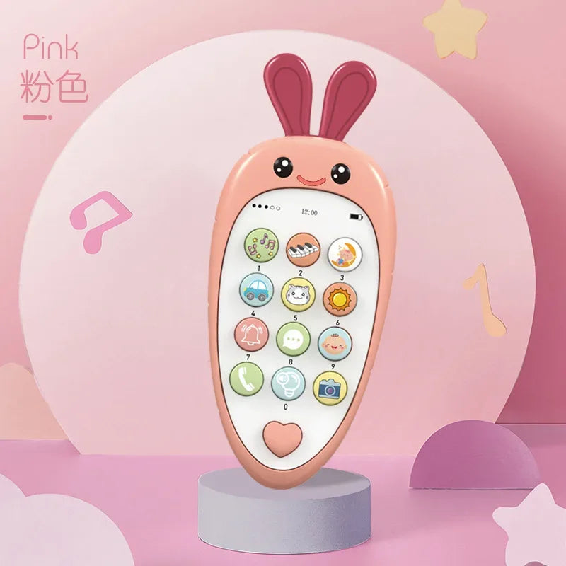 Baby Phone Toy – Musical Sound Telephone with Teether for Infants - BIG FRENCHIES