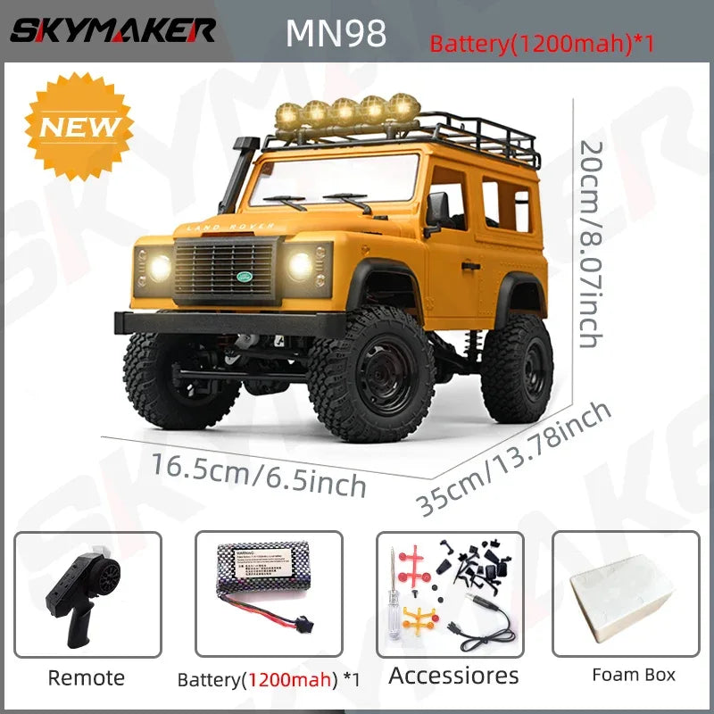 1:12 RC Car MN99s MN98 4WD Rock Crawler Remote Control Truck Toy - BIG FRENCHIES