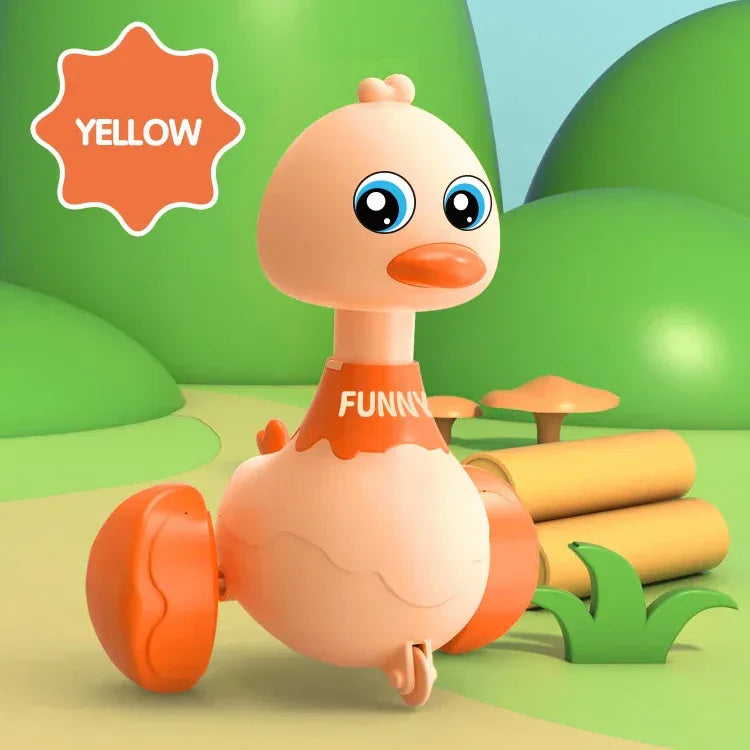 Baby Duck Pull Back Car – Cartoon Swing Toy for Toddlers Boys & Girls - BIG FRENCHIES
