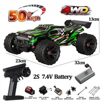 9522PRO 1:16 RC Car - 85KM/H Brushless 4WD Off-Road Drift Racing Truck with LED Lights, Professional High-Speed Remote Control Car