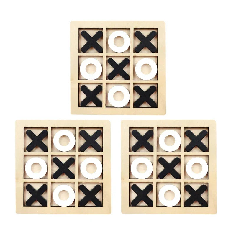 Montessori Wooden Mini Chess Puzzle Game – Brain Training Toy for Kids - BIG FRENCHIES