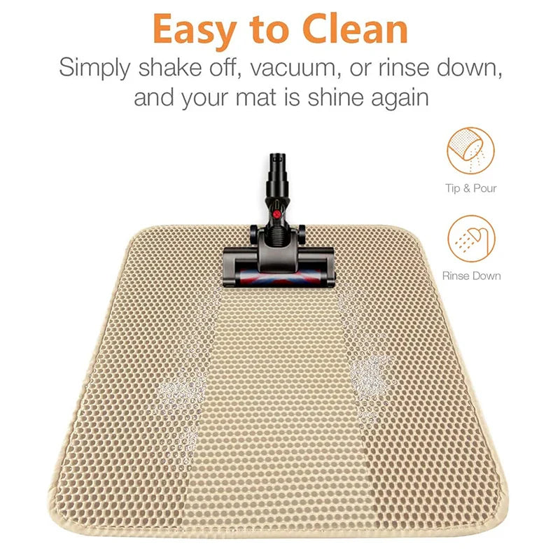 Cat Litter Mat – Waterproof Double Layer For Clean Floors - BIG FRENCHIES