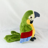 Talking Macaw Parrot Plush Toy – Repeat & Speak Animated Bird - BIG FRENCHIES