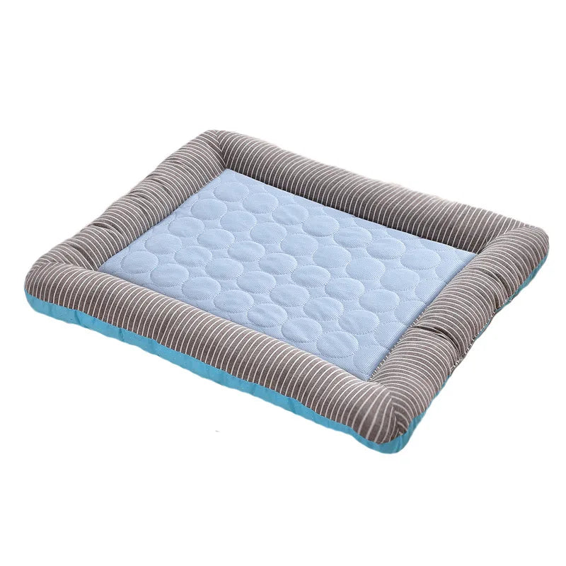 Cooling Pad Bed for Pets – Summer Ice Silk Mat - BIG FRENCHIES
