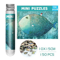 150PCS Oil Painting Jigsaw Puzzles – Mini Test Tube Educational Toy - BIG FRENCHIES