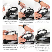 Space Capsule Pet Backpack – Ventilated Travel Carrier - BIG FRENCHIES
