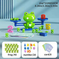 Frog Balance Math Toy | Kids Educational Addition & Subtraction Game - BIG FRENCHIES
