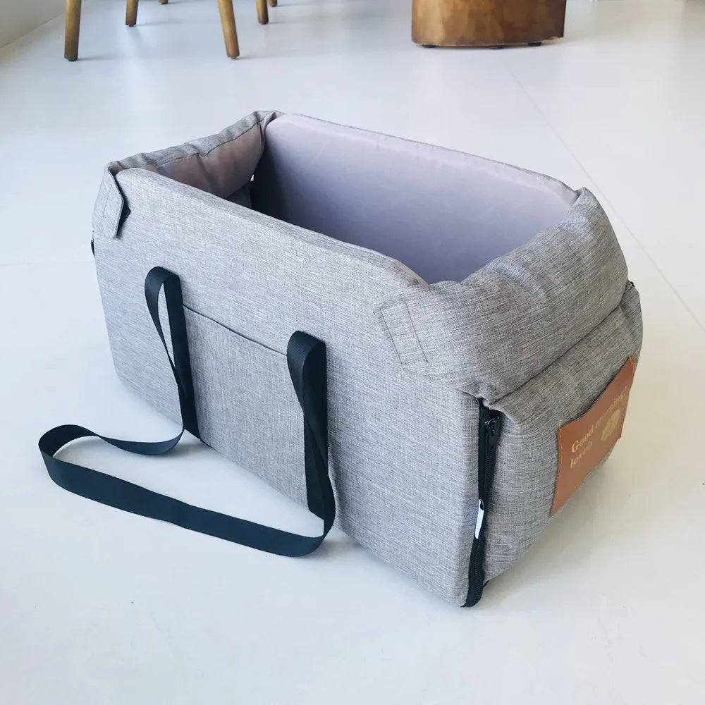 Dog Car Seat Bed & Portable Carrier for Small Pets - BIG FRENCHIES