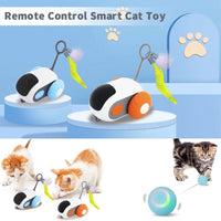 Smart Interactive Pet Car Toy – Remote Moving Toy for Cats & Dogs - BIG FRENCHIES