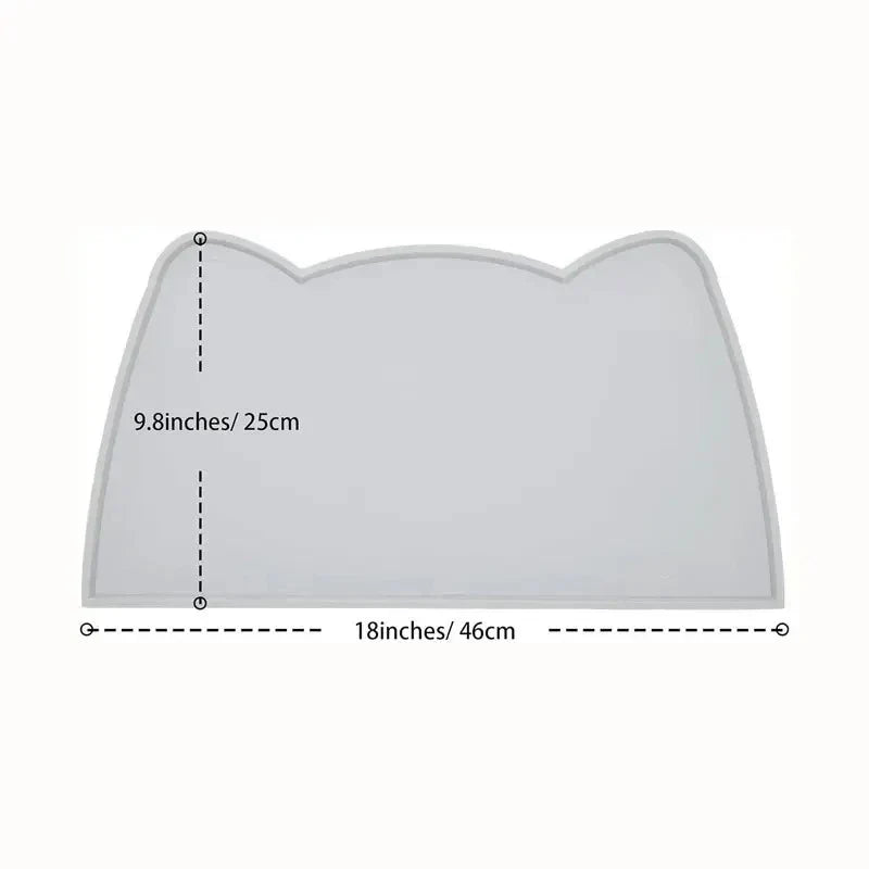 Silicone Pet Feeding Mat – Waterproof & Non-Slip Dog Bowl Mat - BIG FRENCHIES