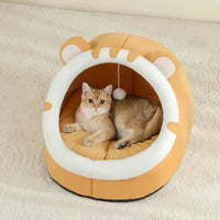 Cat Cave Bed – Washable Cat Bed & Cozy Hideaway - BIG FRENCHIES