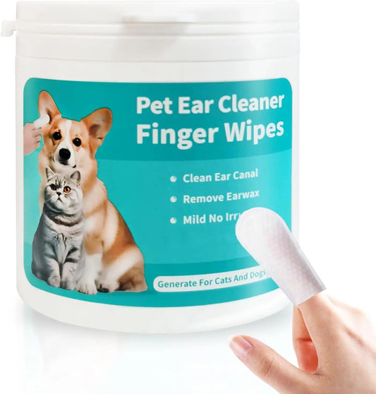 Pet Ear Cleaning Wipes for Healthy Ears - BIG FRENCHIES