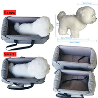 Dog Car Seat Bed & Portable Carrier for Small Pets - BIG FRENCHIES