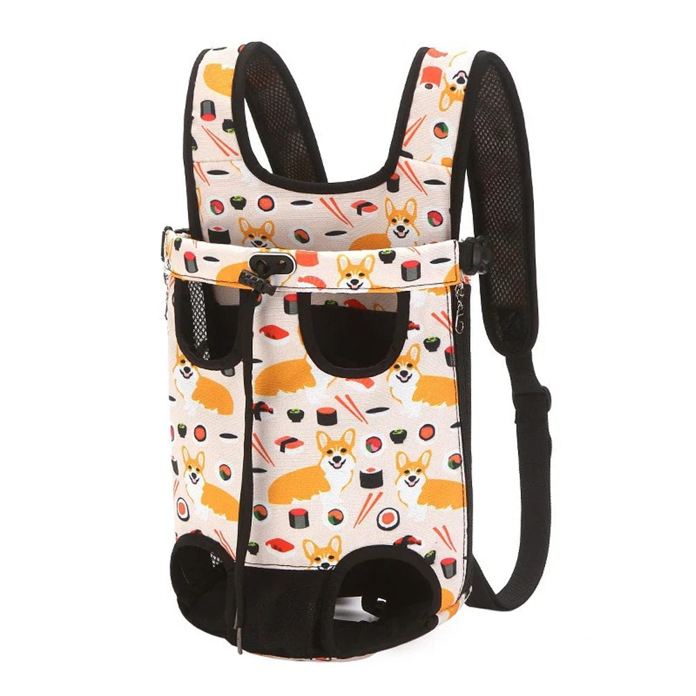Breathable Cat Backpack Carrier for Outdoor Adventures - BIG FRENCHIES