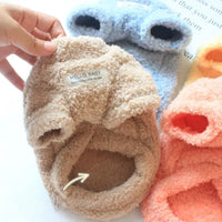 Winter Warm Plush Dog Sweater – Soft Pet Coat for Small Dogs & Puppies - BIG FRENCHIES