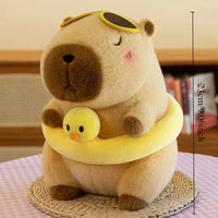 Capybara Plush Toy Set – Mommy with 4 Little Capibara Plush Dolls - BIG FRENCHIES
