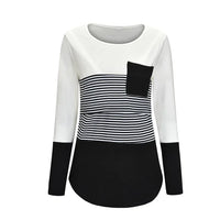 Maternity Nursing T-Shirt with Stitching and Long Sleeves - # BAGE211510102-NURSG - BIG FRENCHIES