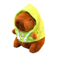 Cute Capybara Plush Toy – Hoodie with Wings Stuffed Animal Doll
