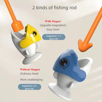 Dinosaur Magnetic Fishing Toys - Montessori Educational Game for Kids | Fun & Safe Play Rod Gift