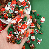 50pcs Christmas Resin Flatbacks for DIY Crafts & Jewelry Making - BIG FRENCHIES