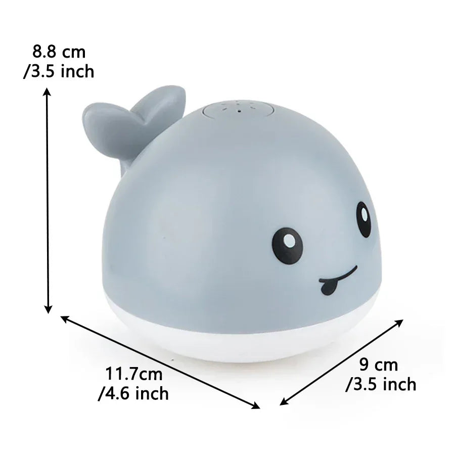 Electric Octopus Whale Baby Bath Toy with LED & Water Spray - BIG FRENCHIES