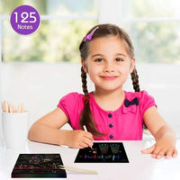 Rainbow Reveal Craft Kit for Kids | Wooden Stylus Scratch Art Set - BIG FRENCHIES