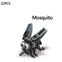 MEACAOFG Mini Insect Series Building Block Ladybug Dragonfly Butterfly Snail Wasp Mantis Beetle Bricks Toys Christmas Gifts For Children