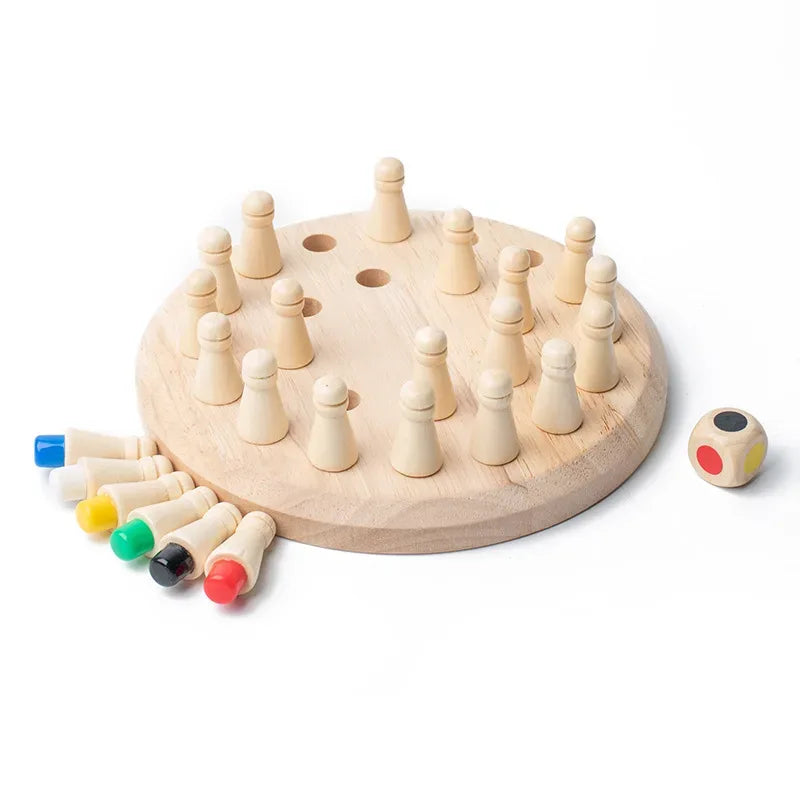 Wooden Memory Match Stick Chess Game – Montessori Learning Toy - BIG FRENCHIES