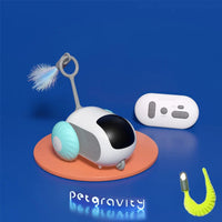 Smart Interactive Pet Car Toy – Remote Moving Toy for Cats & Dogs - BIG FRENCHIES