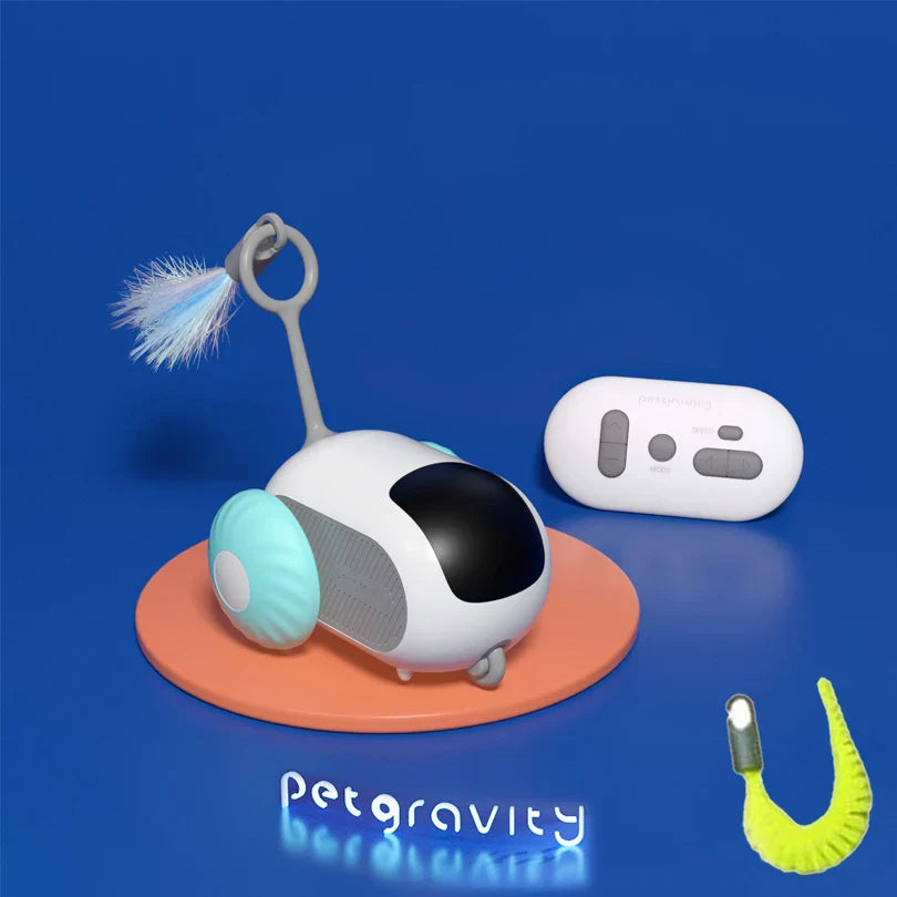 Smart Interactive Pet Car Toy – Remote Moving Toy for Cats & Dogs - BIG FRENCHIES