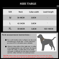 Durable Nylon Dog Collar with Reflective Leash Set - BIG FRENCHIES
