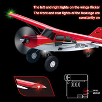 M7 Moore Off-road Aircraft Qidi560 RC Plane EPP 4CH Remote Control Brushless Airplane with LED light Model Toys for Children