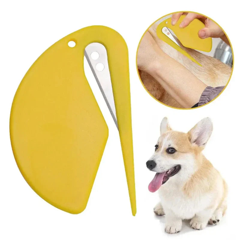 Pet Knotting Comb – Painless Dog & Cat Grooming Comb for Shedding, Knot Removal, and Hair Trimming - BIG FRENCHIES