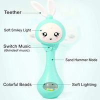 Music and Shine Rabbit Intelligent Baby Rattle Toy