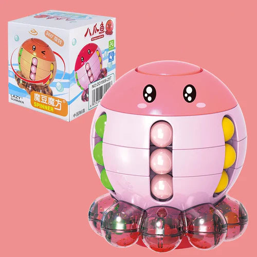 MEACAOFG Kids Magic Rotating Bean Cubes Adults Fingertip Fidget Stress Relief