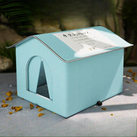 Waterproof Outdoor Pet House – Winter Warm Cat & Small Dog Cave Bed | Foldable, Washable, Cozy Shelter - BIG FRENCHIES