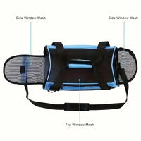 Portable Dog & Cat Travel Carrier – Breathable Mesh Pet Handbag - BIG FRENCHIES