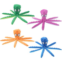 Plush Octopus Dog Toy – Bite Resistant, Squeaky & Interactive - BIG FRENCHIES