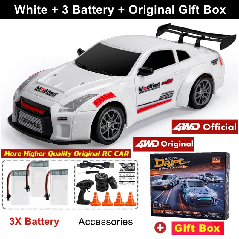 4WD RC Car Remote Control Cars 2.4G Radio High Speed Drift Racing Monster 4x4 Truck RTR Vehicle Toy Gift for Kids Children