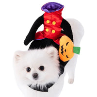 Halloween Dagger Pet Costume - Funny Knife-Holding Dog & Cat Standing Dress for Festival Dress-Up