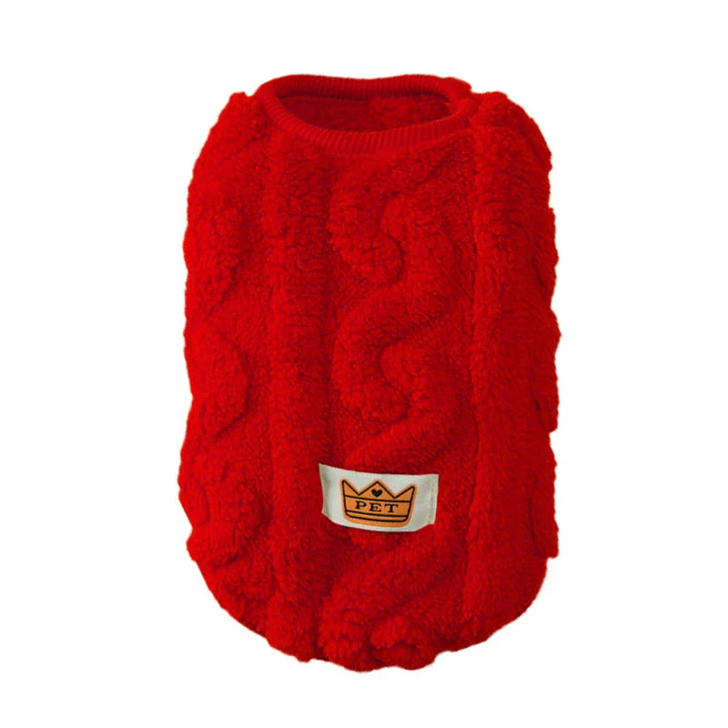 Soft Cozy Cat Sweater – Winter Fleece Vest for Sphynx & Small Dogs - BIG FRENCHIES