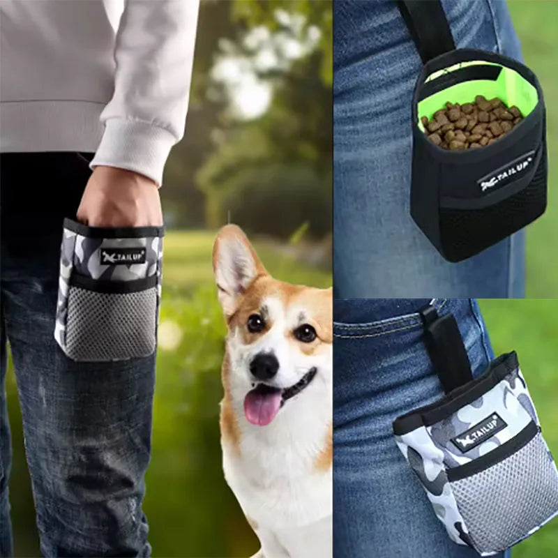 Pet Dog Training Treat Pouch – Puppy Snack Reward Waist Bag for Obedience & Agility Training - BIG FRENCHIES